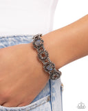 Fabricated Frames - Silver Bracelet - Paparazzi Accessories