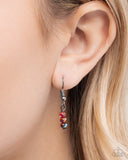 Rushing Radiance - Red Necklace - Paparazzi Accessories