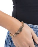 Angelic Appreciation - Gold Bracelet - Paparazzi Accessories