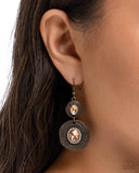 Ravishing Rings - Brass Earrings - Paparazzi Accessories