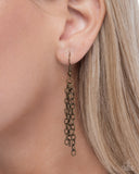 Parisian Posy - Brass Necklace - Paparazzi Accessories