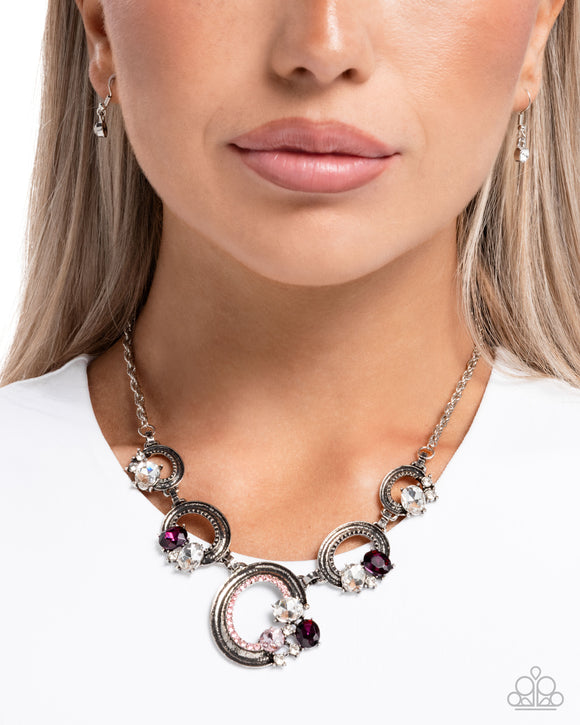 Polished Perch - Pink Necklace - Paparazzi Accessories