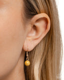 Behold the Bloom - Yellow Necklace - Paparazzi Accessories