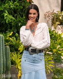 Canyon Course -  Blue Earrings - Paparazzi Accessories