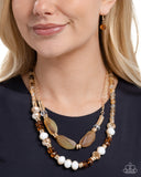 Girls Day - Brown Necklace - Paparazzi Accessories