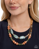 Girls Day - Green Necklace - Paparazzi Accessories