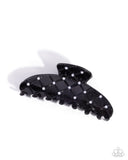 precise-pearls-black-hair clip-paparazzi-accessories