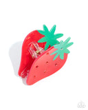 Strawberry Showcase - Red Hair Clip - Paparazzi Accessories