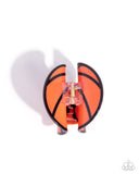 Basketball Babe - Orange Hair Clip - Paparazzi Accessories
