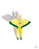 Canary Chic - Yellow Hair Clip - Paparazzi Accessories
