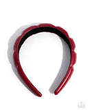 Exclusive Era - Red Headband  - Paparazzi Accessories