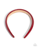 Regal Richness - Red Headband - Paparazzi Accessories