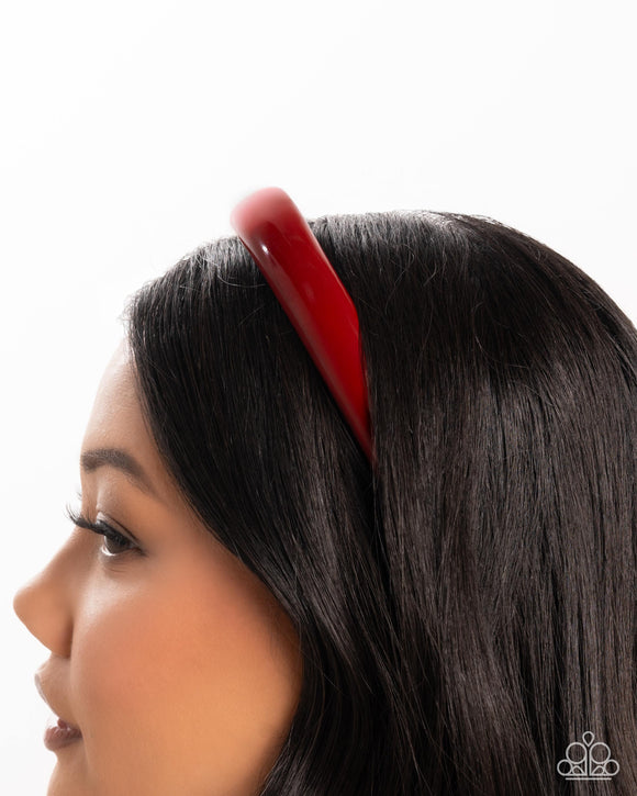 Regal Richness - Red Headband - Paparazzi Accessories