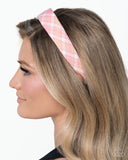 Adorably Academic - Pink Headband - Paparazzi Accessories