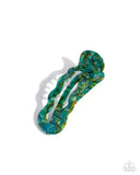 jovial-jellyfish-green-hair clip-paparazzi-accessories