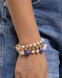 Earthy Entertainer - Purple Bracelet - Paparazzi Accessories