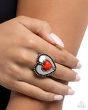 COURTING Chance - Red Ring - Paparazzi Accessories