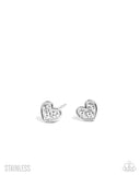 all-my-affection-white-post earrings-paparazzi-accessories