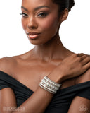 Finalized Flair - White Bracelet - Paparazzi Accessories