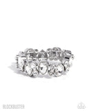 secure-sparkle-white-bracelet-paparazzi-accessories