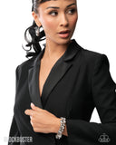 Secure Sparkle - White Bracelet - Paparazzi Accessories