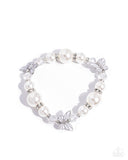 soaring-sheen-white-bracelet-paparazzi-accessories