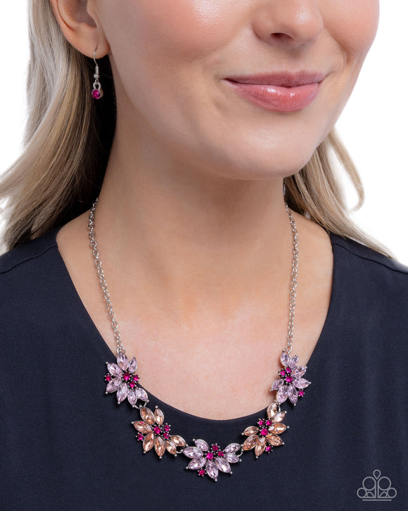 Springtime Season - Pink Necklace - Paparazzi Accessories