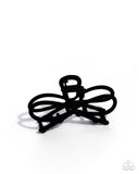 merry-bow-round-black-hair clip-paparazzi-accessories