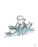 stunning-starfish-blue-hair clip-paparazzi-accessories