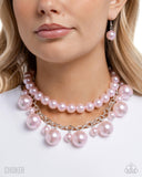 Sophisticated to the Max - Pink Necklace - Paparazzi Accessories