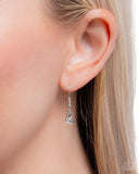 Quarterback Chic - White Necklace - Paparazzi Accessories