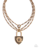 lock-show-gold-necklace-paparazzi-accessories