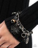 Equally Enchanted - Black Bracelet - Paparazzi Accessories