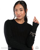 Equally Enchanted - Black Bracelet - Paparazzi Accessories