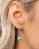 Grounded Gesture - Blue Necklace - Paparazzi Accessories