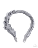 Timeless Ties - Silver Headband - Paparazzi Accessories