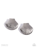 coastal-clique-silver-post earrings-paparazzi-accessories
