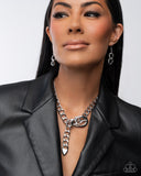 Bold Buckle - Silver Necklace - Paparazzi Accessories