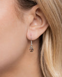 Fierce Feather - Brown Necklace - Paparazzi Accessories