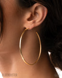 Basic Bombshell - Gold Earrings - Paparazzi Accessories