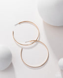 Basic Bombshell - Gold Earrings - Paparazzi Accessories