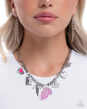 Feminine Finish - Pink Necklace - Paparazzi Accessories
