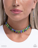 Colorful Charm - Green Necklace - Paparazzi Accessories