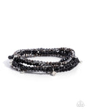 scattered-sparkle-black-bracelet-paparazzi-accessories