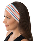 Striped Suffragette - Multi Headband - Paparazzi Accessories