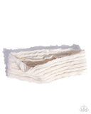 textured-tutor-white--paparazzi-accessories
