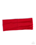 Effortless Energy - Red Headband - Paparazzi Accessories