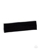 Placid Pearls - Black Headband - Paparazzi Accessories