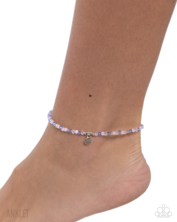 Colorfully Candid - Multi Anklet - Paparazzi Accessories