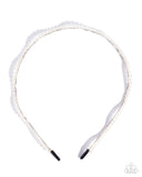 Palatable Pearls - White Headband - Paparazzi Accessories